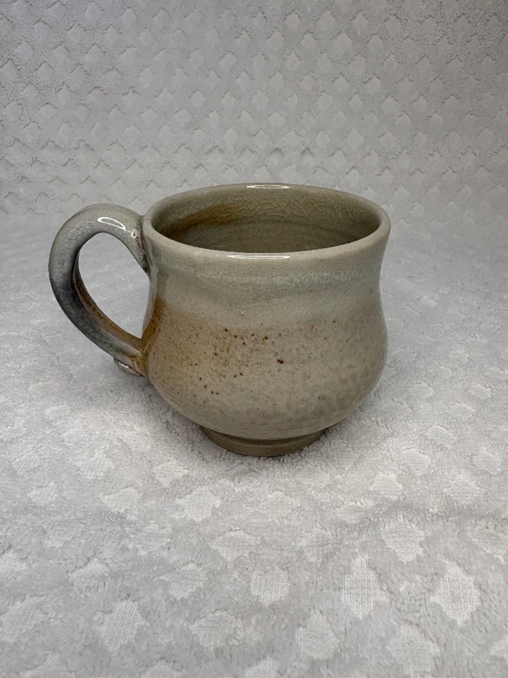 Handmade Studio Pottery Speckled Stoneware Coffee Mug | Artisan Ceramic Cup